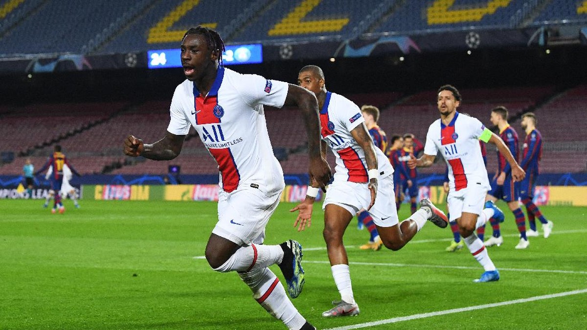 PSG menang 4-1 atas Barcelona di Camp Nou. (Foto: Getty Images/David Ramos)