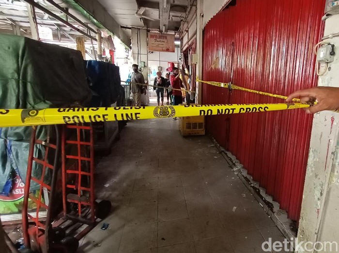 Suasana pasca kebakaran di Pasar Kliwon Kudus, Rabu (17/2/2021).