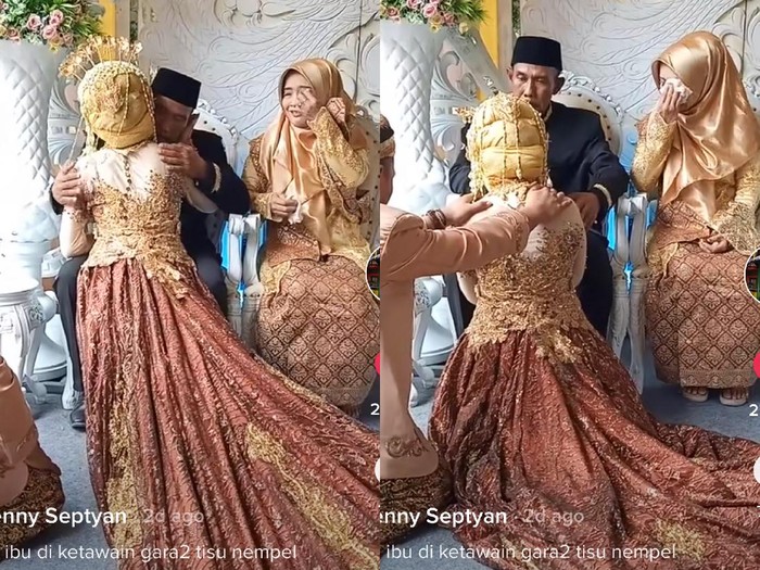 tiktok Momen sungkeman yang berubah menjadi ambyar