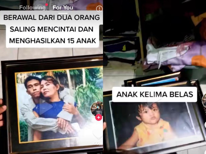 Viral kakak beradik ada 15 orang di TikTok.