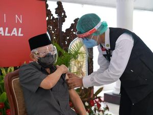 Maruf Amin Sudah Divaksinasi Corona, Menkes: Jadi Motivasi Lansia