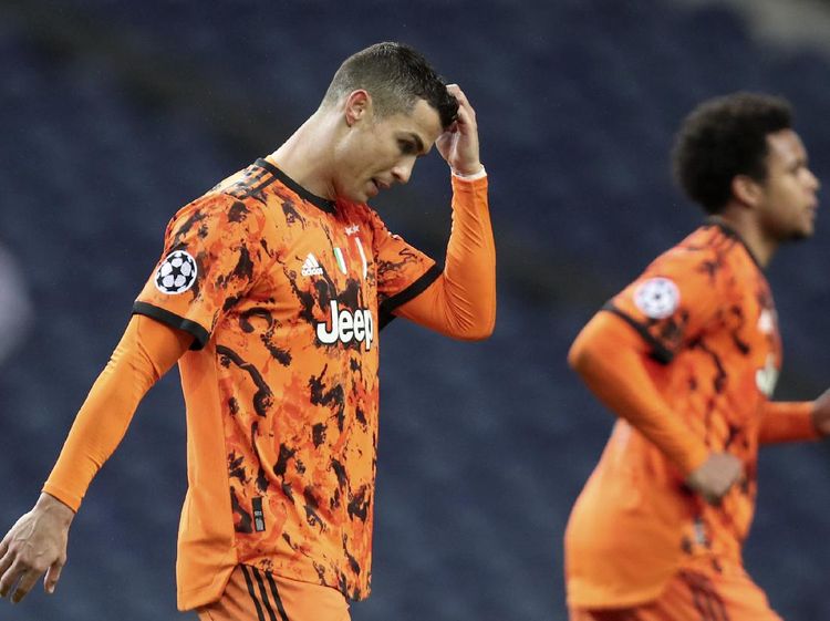 Foto: Ekspresi Murung Cristiano Ronaldo