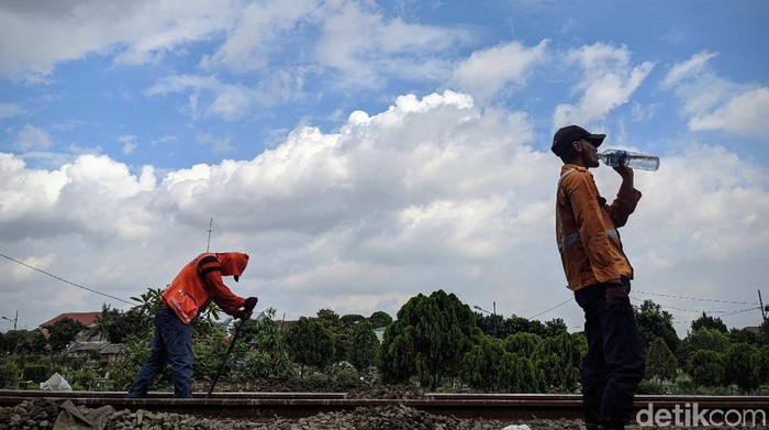 Dalam beberapa hari lalu, Jakarta selalu diguyur hujan, namun hari ini cuaca Jakarta terpantau cerah berawan. Yuk kita nikmati.