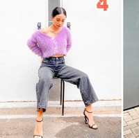 Inilah gaya santai Ayya Renita dan Glenca Chysara. Keduanya sama-sama menggunakan celana jeans.  Foto: Instagram