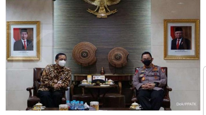 Kapolri bertemu Kepala PPATK (Dok. PPATK)