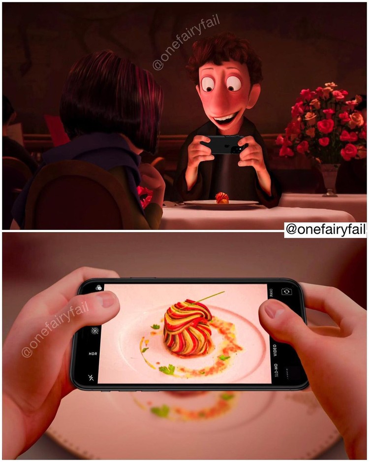 Karakter Disney pakai gadget Karakter Disney pakai gadget