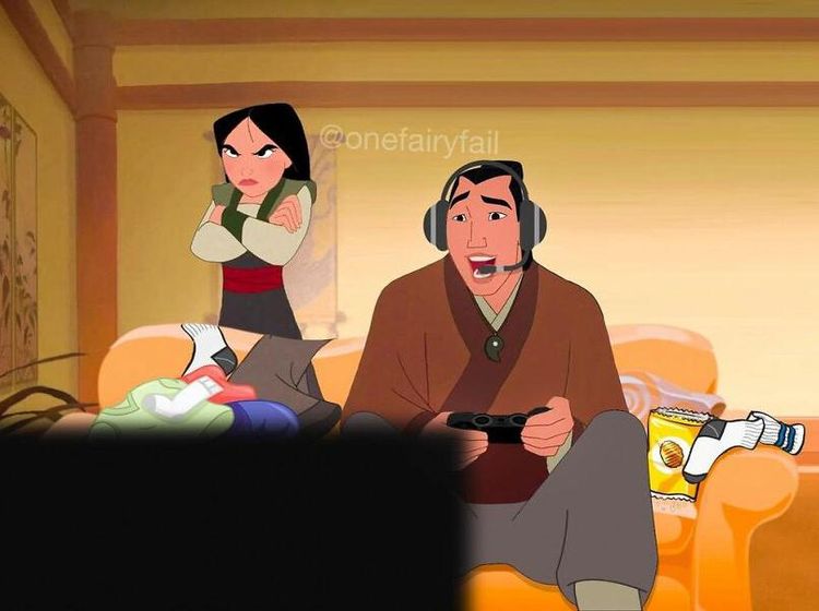 Ketika Karakter Disney Pakai Gadget Modern