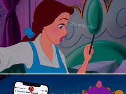 Ketika Karakter Disney Pakai Gadget Modern