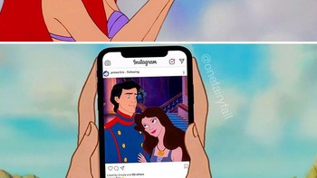 Ariel sedih melihat mantan punya pacar baru. Foto: instagram.com/onefairyfail/