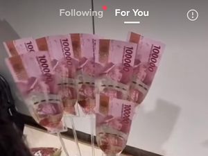 Cerita di Balik Viral Wanita Diprank Pacarnya, Dikasih Buket Uang Rp 40 Juta