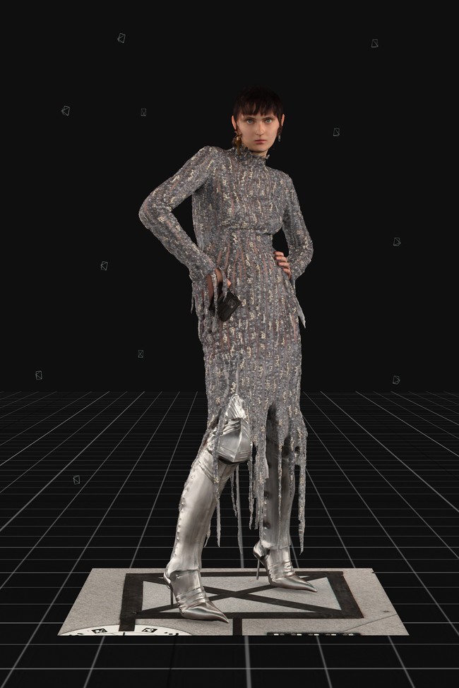 Koleksi terbaru Balenciaga untuk musim gugur 2021 yang ditampilkan melalui video game berjudul Afterworld: The Age of Tomorow.  Foto: dok. Balenciaga.