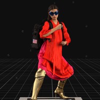 Koleksi terbaru Balenciaga untuk musim gugur 2021 yang ditampilkan melalui video game berjudul Afterworld: The Age of Tomorow.  Foto: dok. Balenciaga.