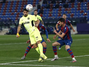 Ditahan Imbang Levante 1-1, Atletico Masih Kokoh di Puncak
