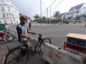 Kendaraan Pribadi Dilarang Lewat Kota Tua Jakarta, Cobalah Ojek Sepeda