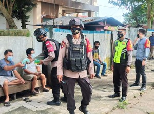 Polda Kalteng Sosialisasikan PPKM & Prokes Pada Operasi Aman Nusa II