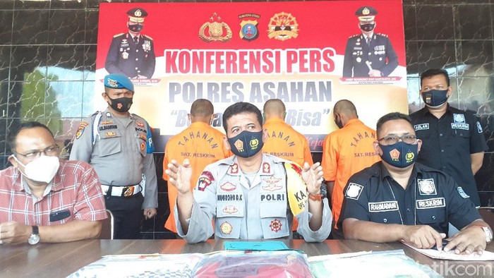 Polres Asahan mengungkap 3 kasus pencabulan terhadap anak di bawah umur yang dilakukan orang tua kandung hingga guru (Perdana Ramadhan/detikcom)