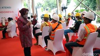 Sentra Kreasi Asistensi Rehabilitasi Sosial (Atensi) baru diresmikan Wapres Maruf Amin pagi tadi.