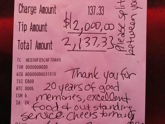 restoran ini dapatkan tip rp 28 juta restoran ini dapatkan tip rp 28 juta