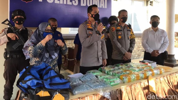 Rilis Polres Dumai soal peredaran narkoba