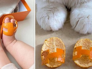 Tren Replika Sandal Hermes dari Kulit Jeruk Ini Bikin Gemas