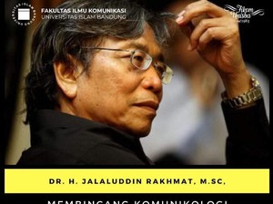 Unisba Batalkan Webinar Bahas Ilmu Komunikasi Jalaluddin Rakhmat