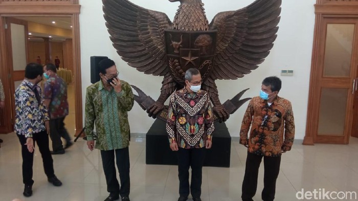 Wakil Ketua KPK Alexander Marwata di kantor Gubernur DIY, Yogyakarta, Kamis (18/2/2021).