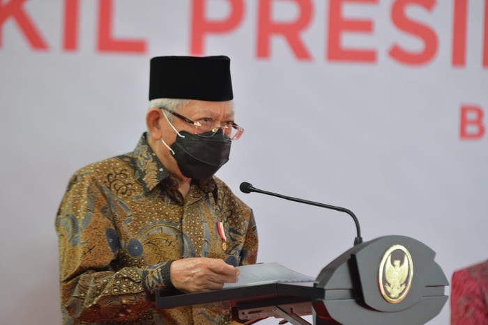 Wakil Presiden Maruf Amin di Balai Rehabilitasi Pangudi Luhur Bekasi
