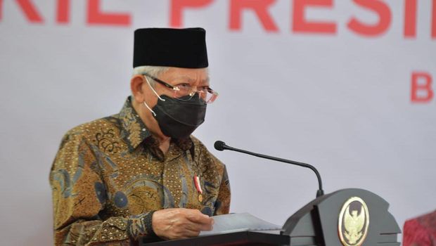Wakil Presiden Ma'ruf Amin di Balai Rehabilitasi Pangudi Luhur Bekasi