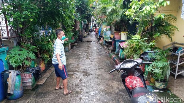 Cerita Ketua RW terkait genangan berwarna putih susu di Sunter Jaya kemarin