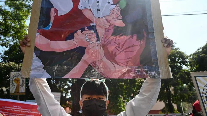 The death of Mya Thwate Thwate Khaing has sent a ripple of grief through Myanmar Sai Aung Main AFP