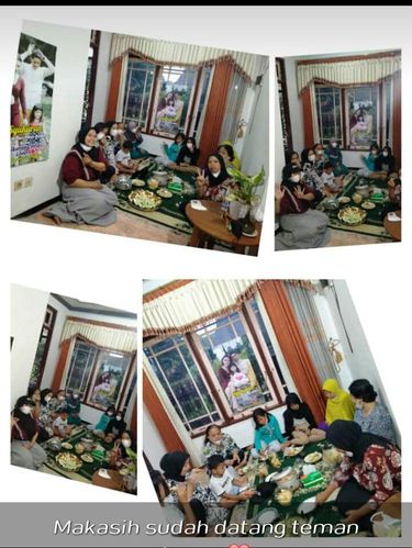 Emak-emak yang gelar acara syukuran untuk sinetron Ikatan Cinta. Emak-emak yang gelar acara syukuran untuk sinetron Ikatan Cinta.