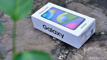 Galaxy M02 punya kemiripan Galaxy A02 yang belum lama ini dirilis. Foto: Adi Fida Rahman/detikINET