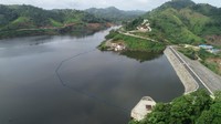 Bendungan ini dibangun dengan tipe Timbunan Batu Zonal Inti Tegak, dengan kapasitas tampung sebesar 70,52 meter kubik. Sehingga Bendungan ini berpotensi memberikan layanan optimal irigasi untuk warga di Kabupaten Tapin.