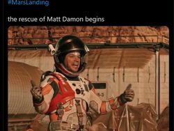 Meme Kocak Robot NASA Mendarat di Mars untuk Selamatkan Matt Damon