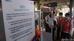 Momen Menhub Tinjau Pelaksanaan GeNose di Stasiun Bandung