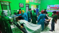 Polisi memastikan bahwa makanan yang disantap pengungsi bukan dari dapur umum.