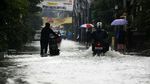 Perumahan Bumi Satria Kencana Bekasi Terendam Banjir