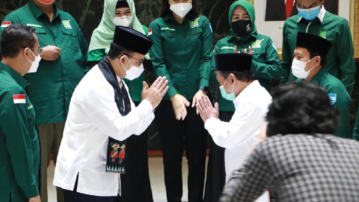 PKB DKI Jakarta bertemu dengan Gubernur DKI Jakarta Anies Baswedan, Jumat (19/2/2021). Sumber foto: PKB DKI Jakarta.