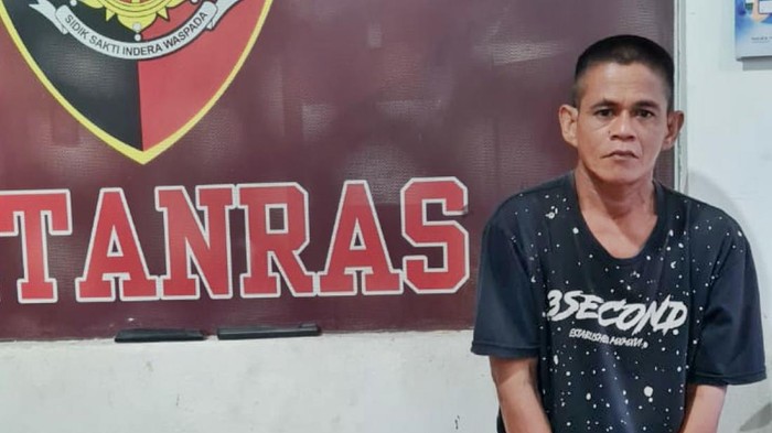 Tersangka perampok toko emas di Palembang ditangkap saat kabur ke Banten. Tersangka ditembak karena berusaha kabur lagi (dok Istimewa)