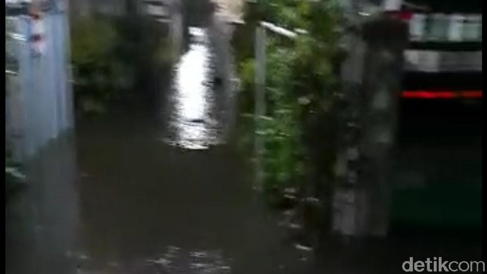 Banjir di Makasar Jaktim