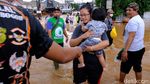 Banjir, Warga Perumahan Bumi Nasio Indah Dievakuasi