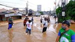 Banjir, Warga Perumahan Bumi Nasio Indah Dievakuasi