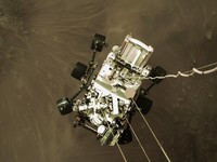 Foto Pendaratan Perseverance di Mars