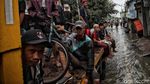 Banjir Rendam Permukiman di Kapuk Muara