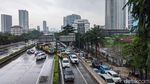 Tol JORR Macet Akibat Banjir