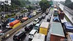 Tol JORR Macet Akibat Banjir