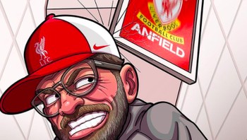 Jurgen Klopp makin dikritik karena belum juga mampu mengangkat performa Liverpool. Foto: Twitter