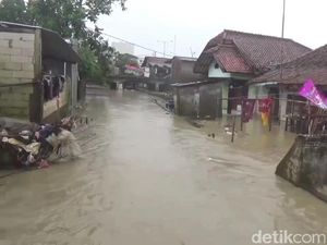 Sudah 4 Hari, Ribuan Rumah-Ratusan Hektare Sawah di Subang Kebanjiran