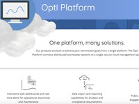 Startup Opti dari Amerika Serikat, software manajemen data sistem drainase yang terkomputerisasi.