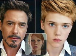 12 Foto Anak Hasil Rekayasa AI dari Pasangan Film Legendaris